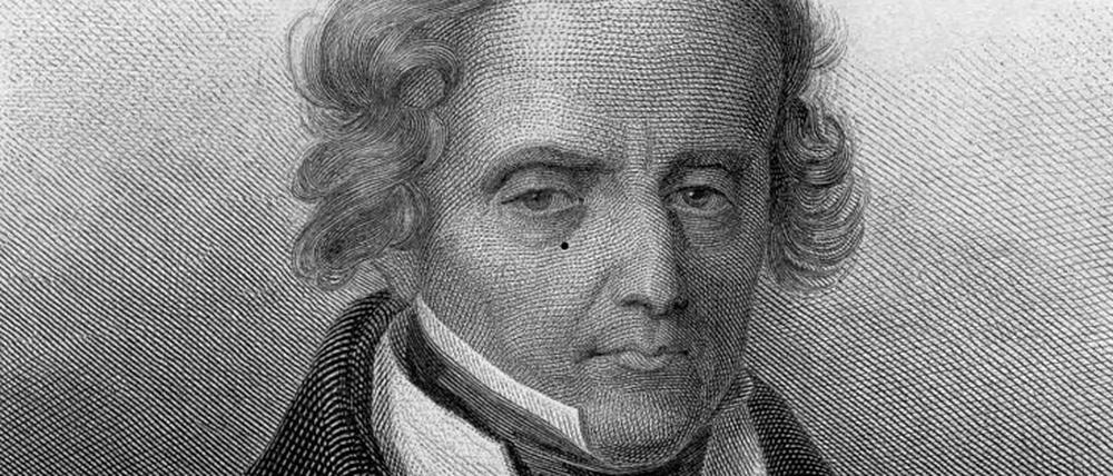 Der Schriftsteller und Berufsoffizier Xavier de Maistre, 1763 - 1852.