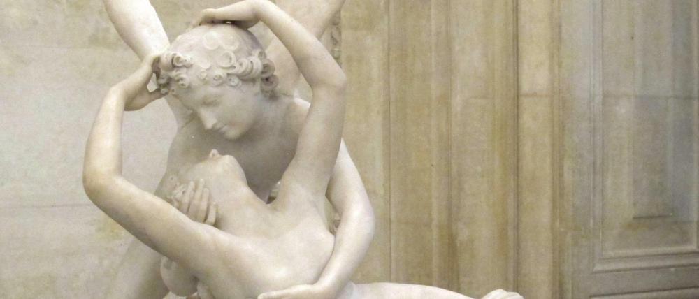 Welche Sehnsucht. Amor und Psyche, 1793 gestaltet von dem klassizistischen italienischen Bildhauer Antonio Canova.