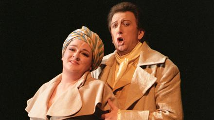 Giorgo Merighi mit Lisa Gasteen in "Andrea Chenier" an der Deutschen Oper Berlin. 