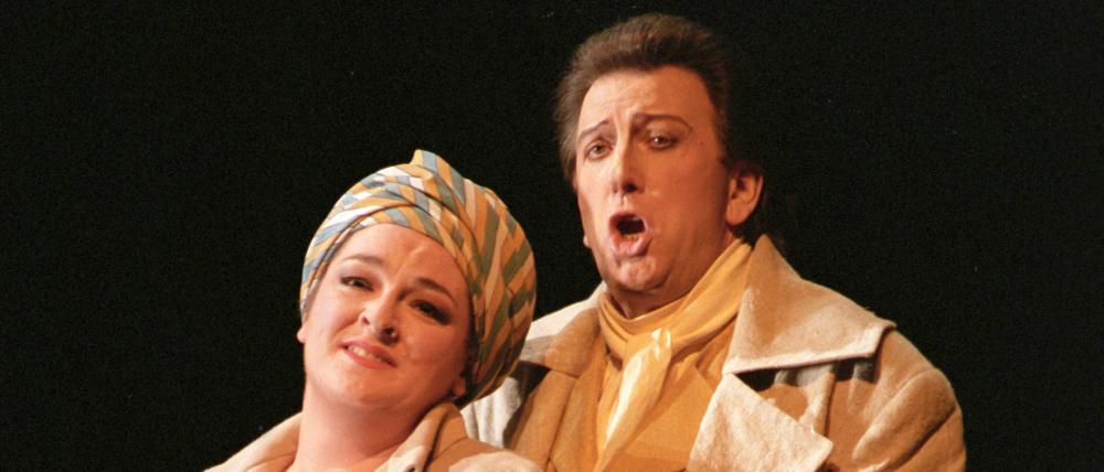 Giorgo Merighi mit Lisa Gasteen in "Andrea Chenier" an der Deutschen Oper Berlin. 