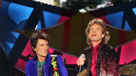 Ronnie Wood und Mick Jagger rocken Havanna.