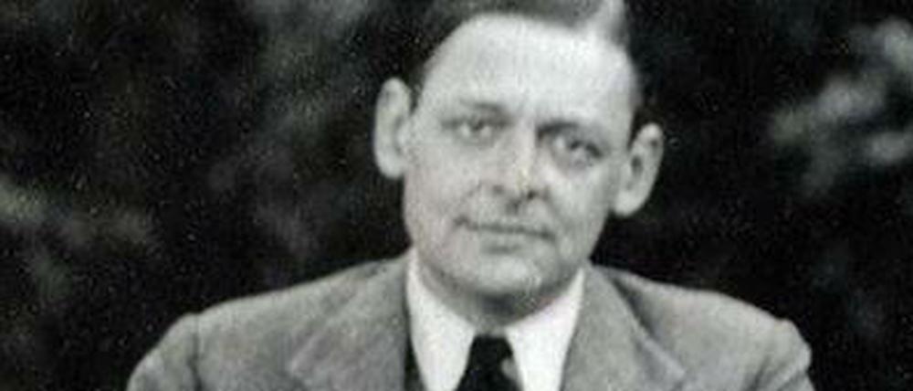 Der Dichter und Literaturkritiker T.S. Eliot 1934.