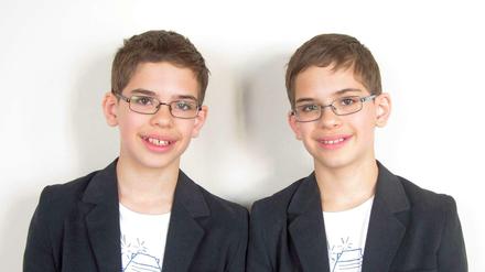 Die 13-jährigen Zwillinge Andrzej und Kamil Tkacz teilen sich im Spielfilm "Lauf, Junge, lauf" die Rolle des jüdischen Jungen Srulik, der vor der Gestapo flieht.