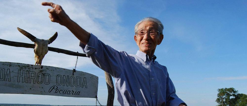 Japanischer Volksheld. Der 90-jährige Hiroo Onoda 2012, zwei Jahre vor seinem Tod, auf seiner Farm im brasilianischen Bundesstaat Mato Gross do Sul.