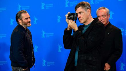 Grobe Gags: Joaquin Phoenix, Gus Van Sant und Udo Kier auf der Berlinale. 
