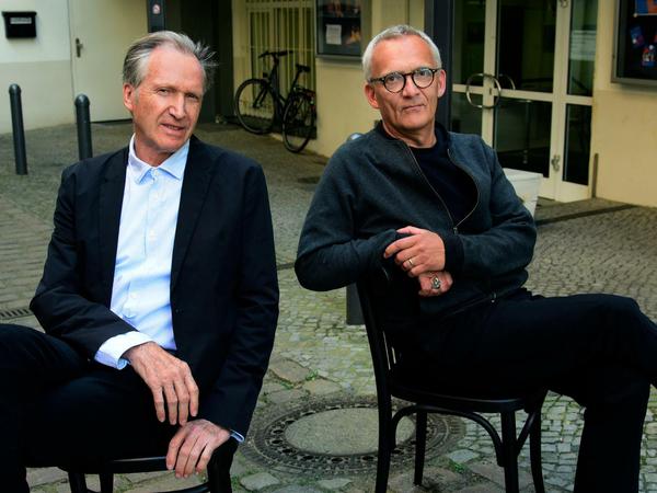 Die Chefs. Jens-Peter Behrend (l.) und sein Nachfolger Lars Georg Vogel, der das Haus ab Januar 2020 führt.