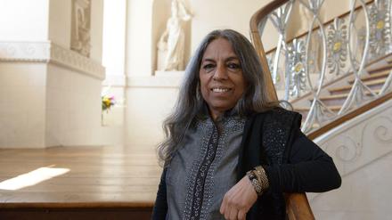 Die indische Verlegerin, Schriftstellerin und Frauenrechtlerin Urvashi Butalia, Preisträgerin der Goethe-Medaille 2017.