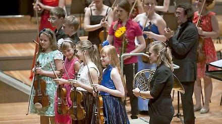 Nachwuchs. Die Musiker des All-Russian Youth Orchestra sind zwischen 9 und 21 Jahren jung.