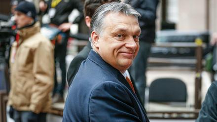 Ungarns Premier Viktor Orban am 18. März 2016. 