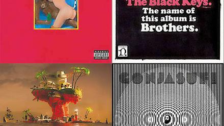 Kanye West, The Black Keys, Gorillaz, Gonjasufi: Die Alben-Shortlist für den Soundcheck-Award von Tagesspiegel und Radio eins.