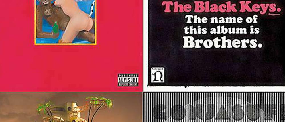 Kanye West, The Black Keys, Gorillaz, Gonjasufi: Die Alben-Shortlist für den Soundcheck-Award von Tagesspiegel und Radio eins.