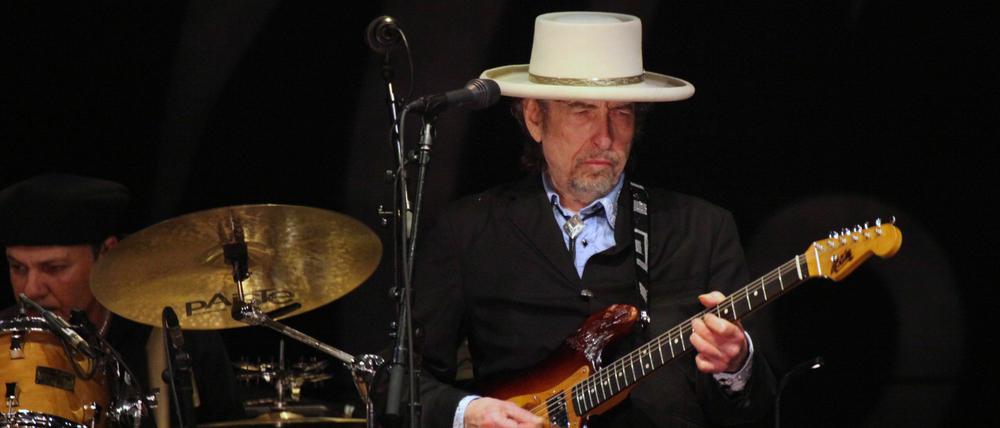 Bob Dylan bei seinem Auftritt in Tel Aviv.