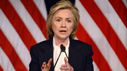 Hillary Clinton bei einer Rede in New York im Jahr 2015.