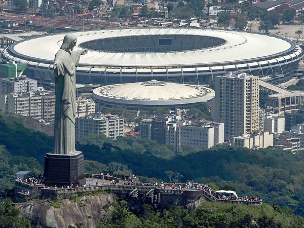 Bald geht's los: Das Maracana-Stadion in Rio de Janeiro.