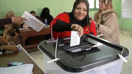 Der Zulauf bei den Präsidentschaftswahlen in Ägypten ist groß.