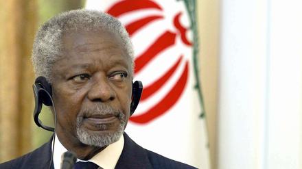 Der UN-Sonderbeauftragte Kofi Annan glaubt nicht mehr an eine Lösung des Konflikts in Syrien.