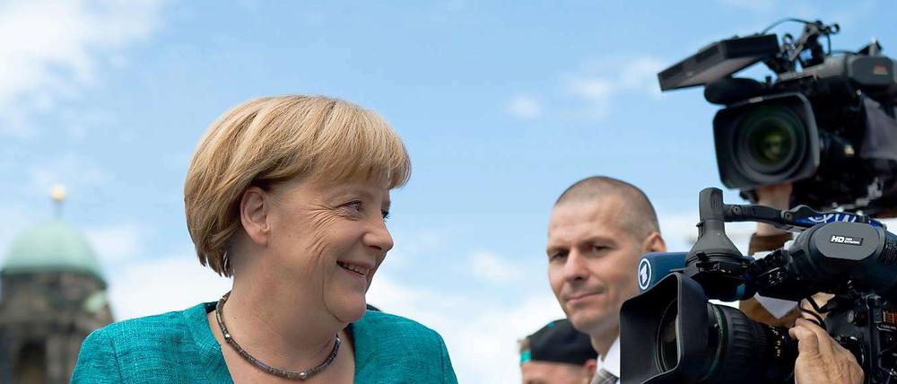 Die Kanzlerin Angela Merkel in Berlin.