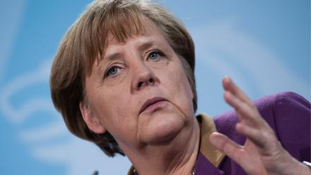 Wehrt sich noch gegen die deutsche Führungsrolle in Europa: Bundeskanzlerin Angela Merkel.