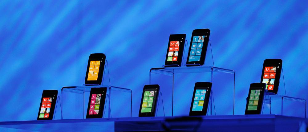 Als die Super-Phones die Welt beherrschten: Auf der CES in Las Vegas werden die neuen Windows Phones präsentiert.