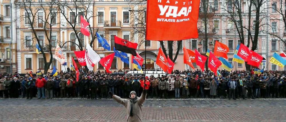 Protest in Kiew.