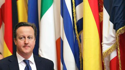 Ein Mann mit schwierigem Hintergrund: Die Briten lassen David Cameron in Europa wenig Spielraum.