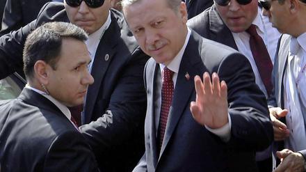 Recep Tayyip Erdogan, der türkische Premier, auf Rundreise in Nahost. 