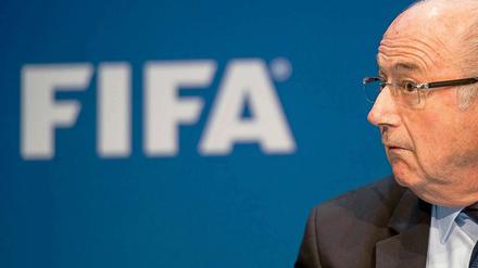 Präsident Sepp Blatter. Die Fifa ist sein Leben.
