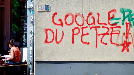 Rotes Tuch: In Kreuzberg ist Google nicht sonderlich beliebt. 