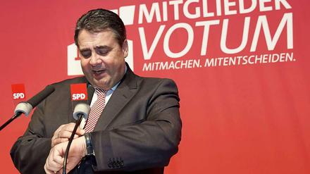 SPD-Chef Sigmar Gabriel: Die Uhr tickt