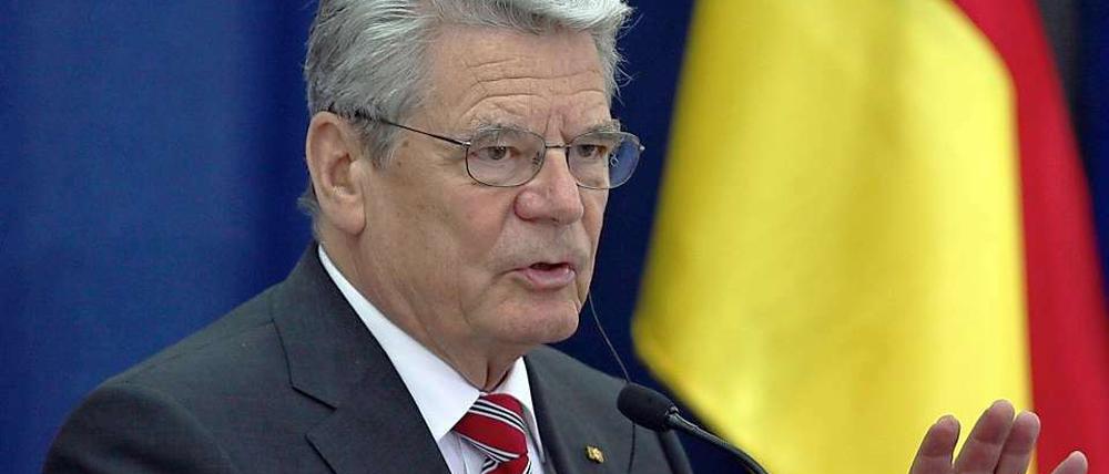 Mit seinen Islam-Äußerungen hat Gauck ein geteiltes Echo erzeugt.