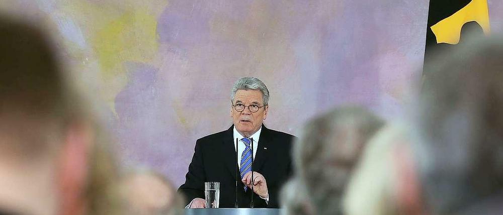 Hatte hohe Erwartungen an seine Rede zu Europa geweckt: Bundespräsident Joachim Gauck.