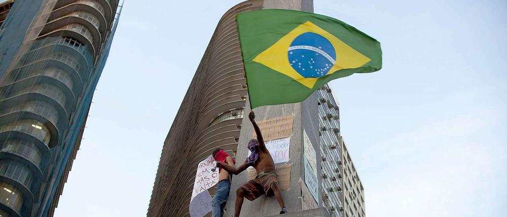 Proteste in Brasilien.