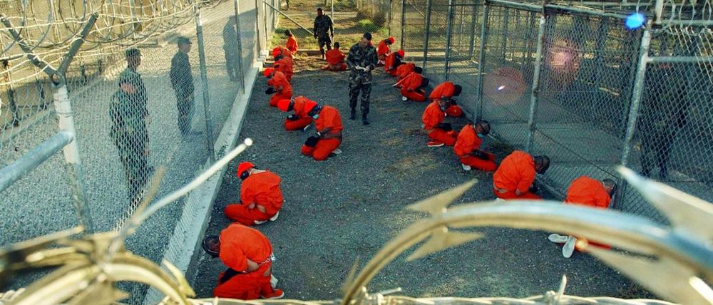Gefangene in Guantánamo 2002