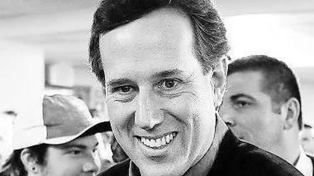 Rick Santorum nutzt seine Chance.