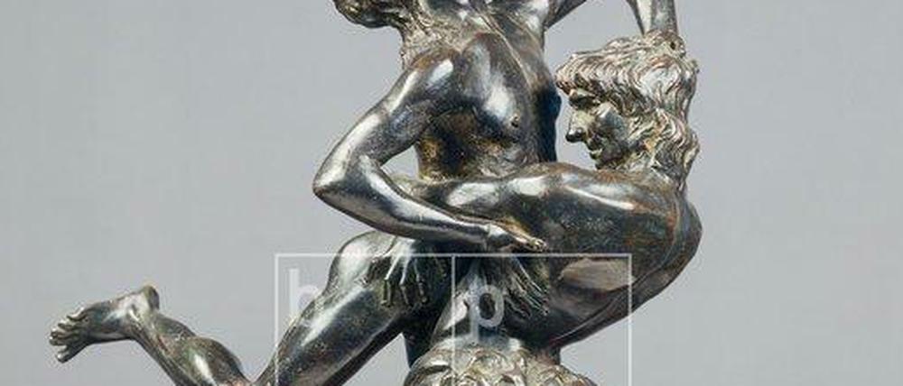 Männer am Heldenwerk: Antonio del Pollaiolos Skulptur "Herkules und Antaios"