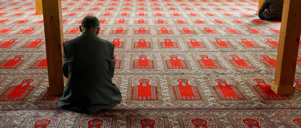 Gebet in einer Moschee in Dortmund.