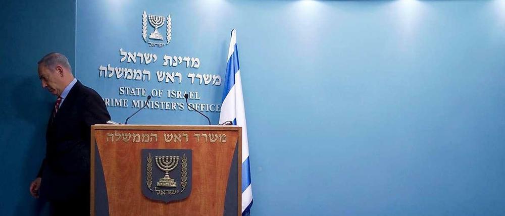 Israels Premier Benjamin Netanjahu nach seiner Rede zum Atomdeal: "Historischer Fehler"