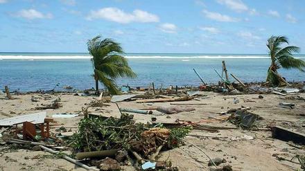 Kleine Inselstaaten leiden schon heute unter den Folgen des Klimawandels. Einige werden in wenigen Jahren nicht mehr bewohnbar sein. 