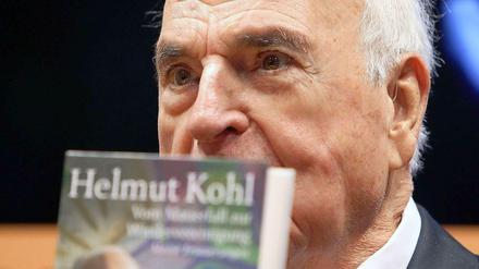 Helmut Kohl, bei der Präsentation des eigenen Buchs