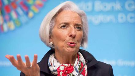 Christine Lagarde, die Chefin des Internationalen Währungsfonds (IWF).