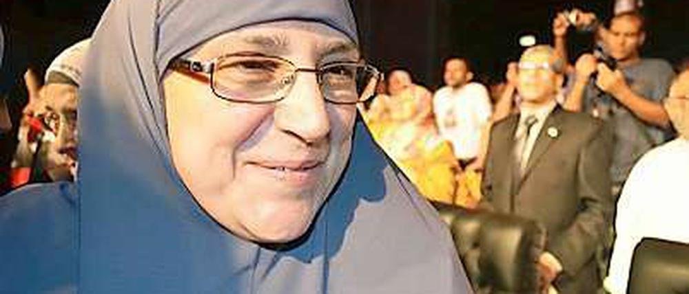 Die Ehefrau des neuen Ägyptischen Präsidenten, Naglaa Ali Mahmoud.