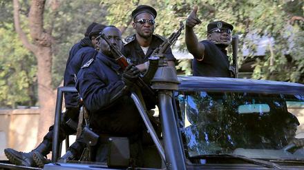 Malische Sicherheitskräfte in der Stadt Bamako.