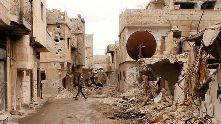 In weiten Teilen Syriens sind die Zerstörungen durch den Bürgerkrieg sichtbar.