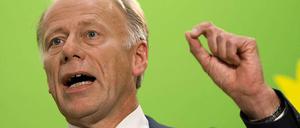 Grünen-Spitzenkandidat Jürgen Trittin verteidigte sich am Montag gegen Vorwürfe in der Pädophilie-Debatte.