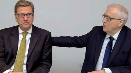 Außenminister Guido Westerwelle und FDP-Spitzenkandidat Rainer Brüderle.