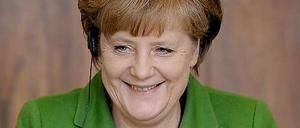 Hat gut Lachen: Angela Merkel. Gilt das auch im Falle einer Großen Koalition? 
