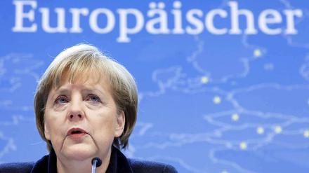 Angela Merkel sprach nach dem gescheiterten Gipfel zu den Pressevertretern.