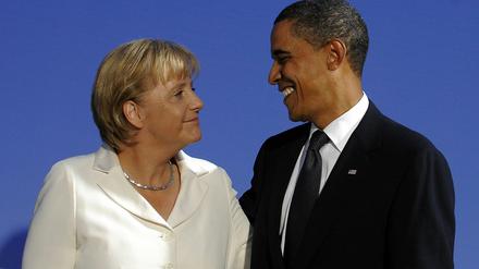 Bundeskanzlerin Angela Merkel und US-Präsident Barack Obama.