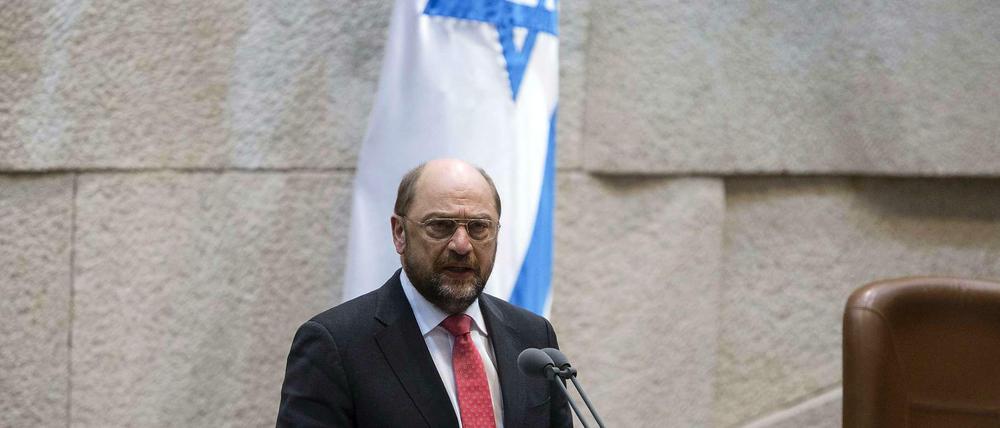 Martin Schulz in Israel.
