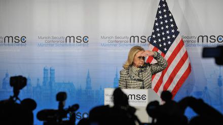 Hillary Clinton auf der Münchener Sicherheitskonferenz.